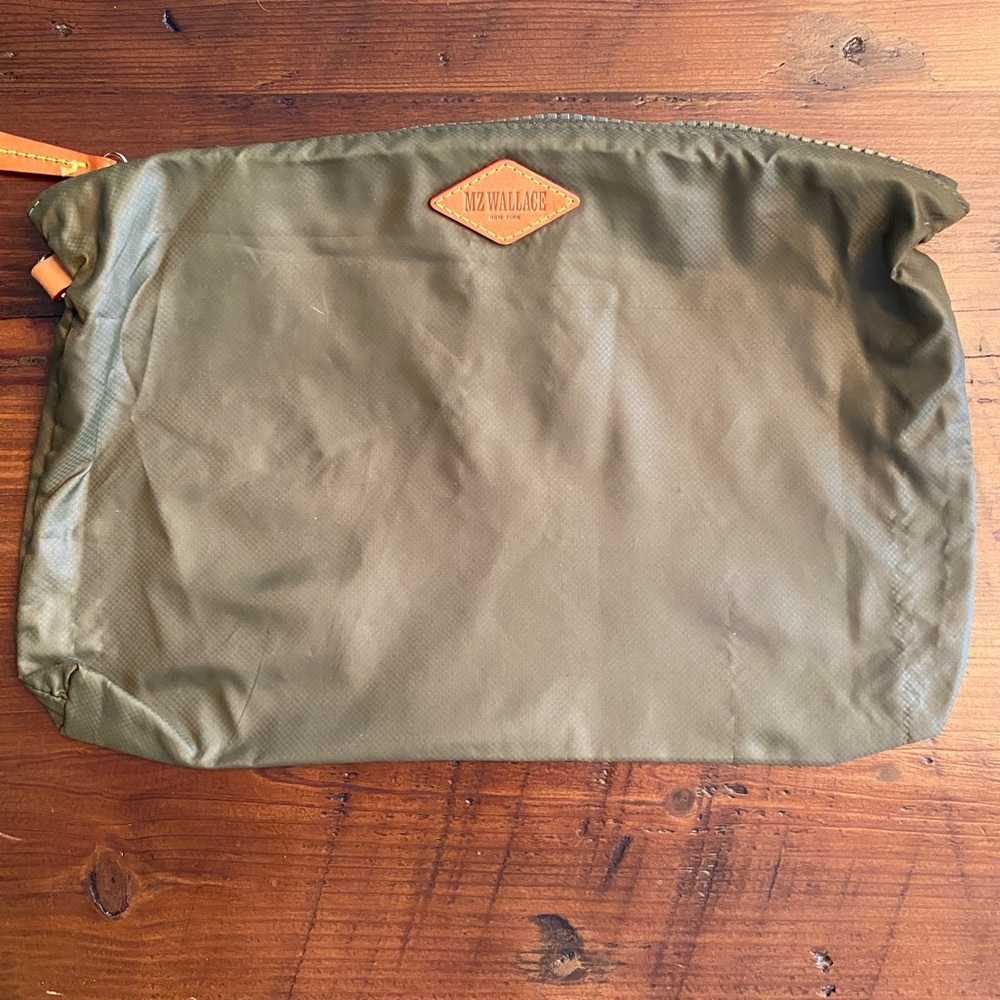 MZ Wallace Large Metro Pouch Green